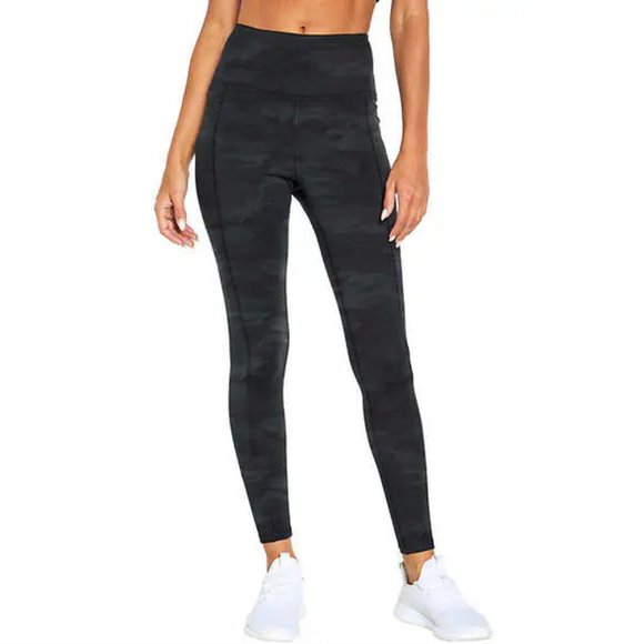 Marika Women's Kinsley High Rise Bootcut Yoga Pants - Tummy Control With Slit Detail